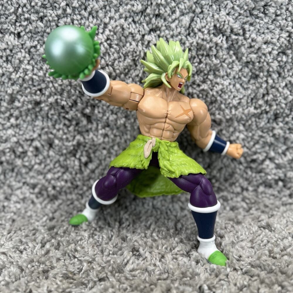 Bandai Dragon Ball Super Attack Collection Super Saiyan Broly 8" Figure Loose